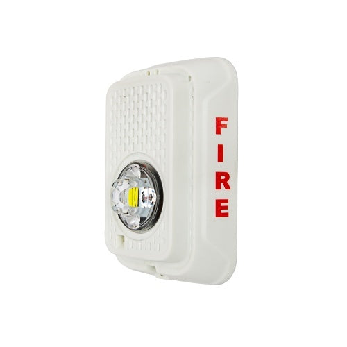 System Sensor SGWLED Series Compact Wall Strobe with LED, FIRE Label, White - PGT Electrical Supplies