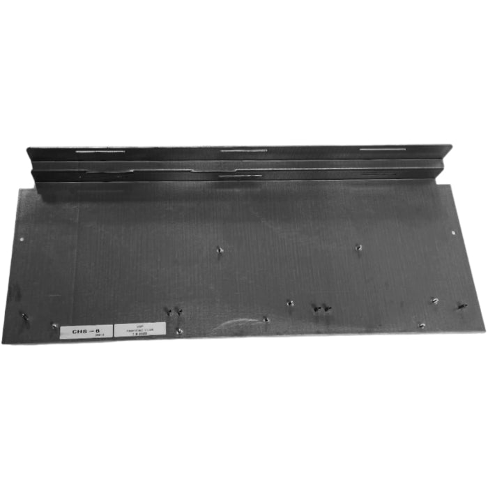 Notifier CHS-6 Six-Row Panel Chassis for fire alarm systems, shown in a close-up of the chassis with wiring and mounting points.