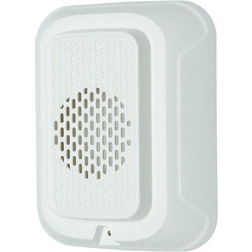 System Sensor HWL-LF 2-wire low frequency sounder for fire alarms, featuring selectable output and visible wiring connections.
