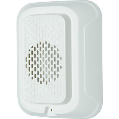 System Sensor HWL-LF 2-wire low frequency sounder for fire alarms, featuring selectable output and visible wiring connections.