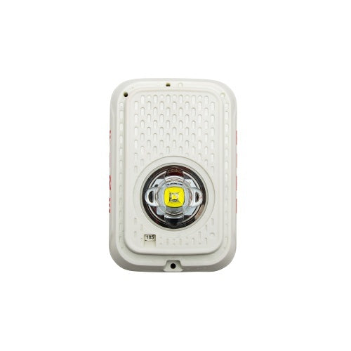 System Sensor SGWLED Series Compact Wall Strobe with LED, FIRE Label, White - PGT Electrical Supplies