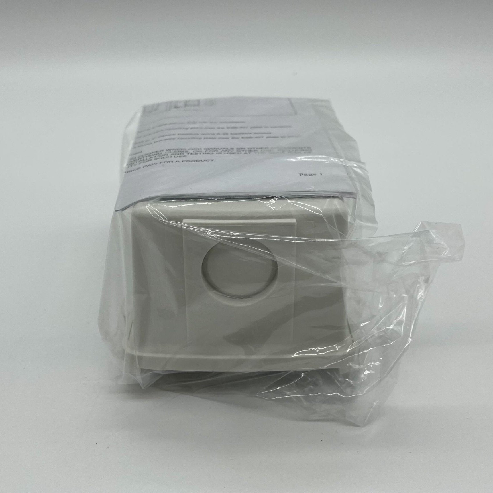 Eaton ELSBB-W Wheelock Eluxa LED Surface Back Box, Wall, White - PGT Electrical Supplies