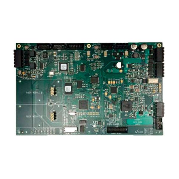 Gamewell-FCI INI-VGX fire alarm voice gateway with digital audio transponder, used for emergency communication systems.