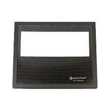 Notifier DR-AA4 AA size door fire alarm with window in black, showing the front panel and alarm indicator.