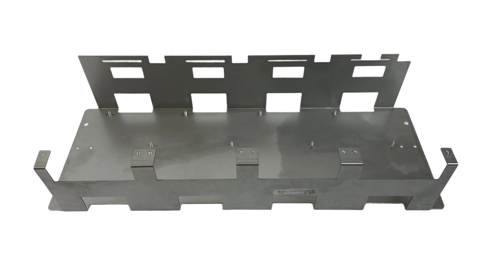 Notifier CHS-4 four-row panel chassis for fire alarm systems, shown in a neutral, professional view.