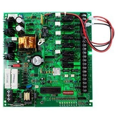 Siemens PAD-3-MB fire alarm control board with electronic components and connection ports for fire detection systems