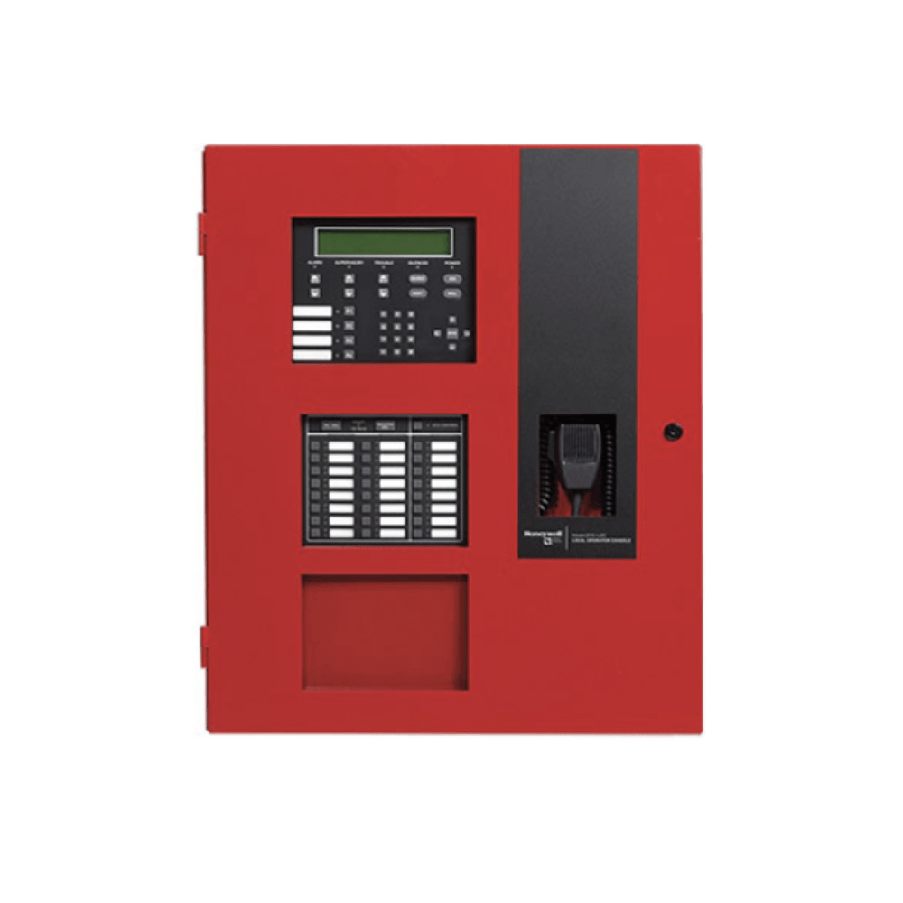 Silent Knight EVS-LOC fire alarm local operating console with display and control buttons for emergency management.